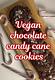 Vegan candy cane cookies recipe video