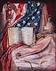 Still Life With American Flag