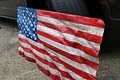 Wooden American Flag