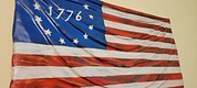 Draped Wooden Flag