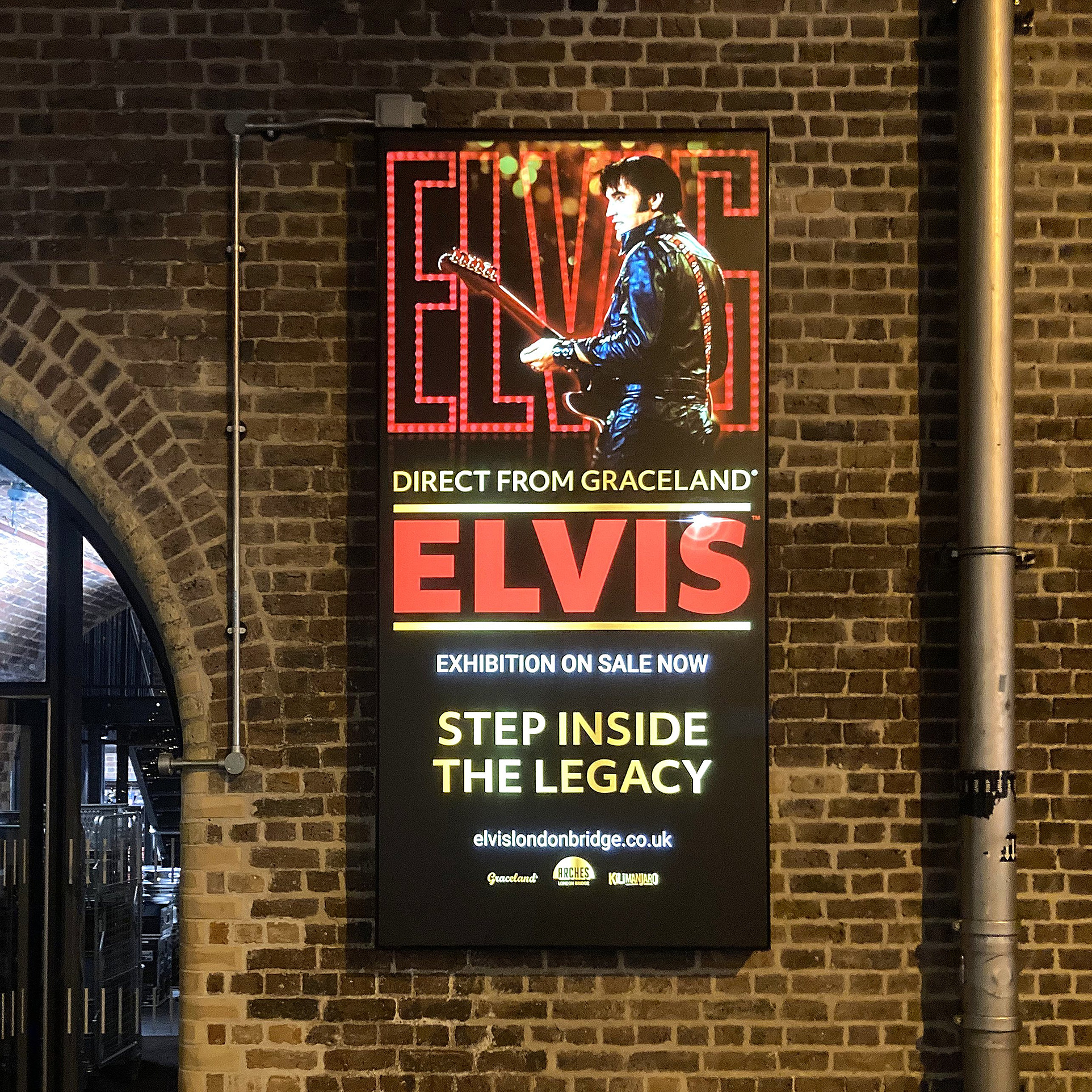 Elvis Exhibition at Arches, London