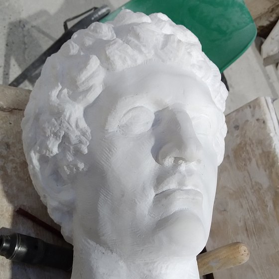Classical Carved Bust