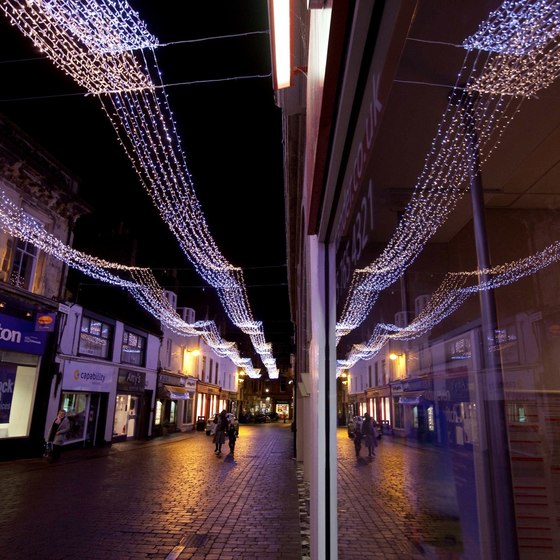 Winter and Festive Lighting Projects, throughout the UK