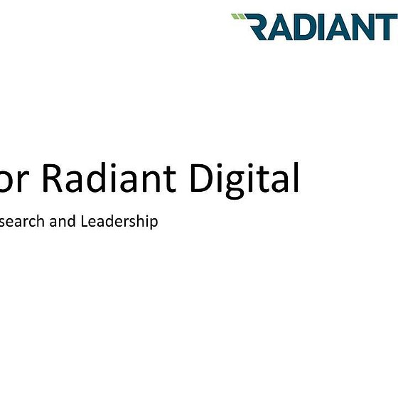 UXR Work for Radiant Digital