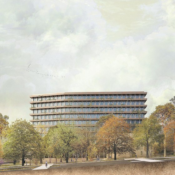competition for IOM headquarters @baumschlager Eberle architects @Studio Anna Heringer @Lehm Ton Erde