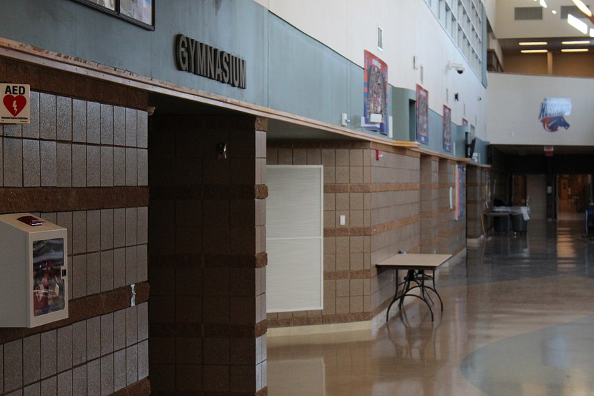 Gym Header Sheyenne High School